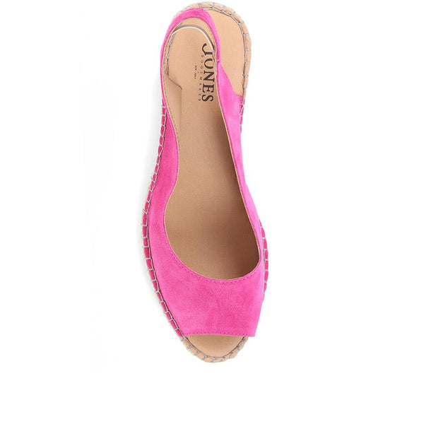 Jones Bootmaker Women's Rosanna Slingback Wedges - Pink