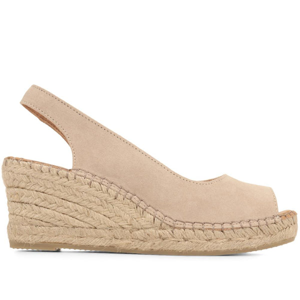 Jones Bootmaker Women's Rosanna Slingback Wedges - Sand