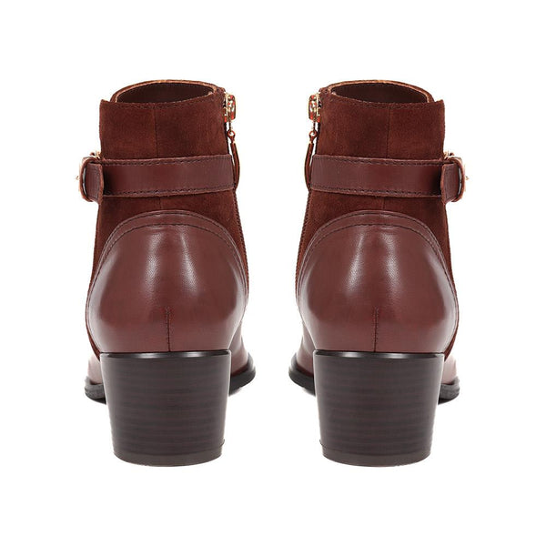 Jones Bootmaker Women's Sarina Heeled Ankle Boots - Brown