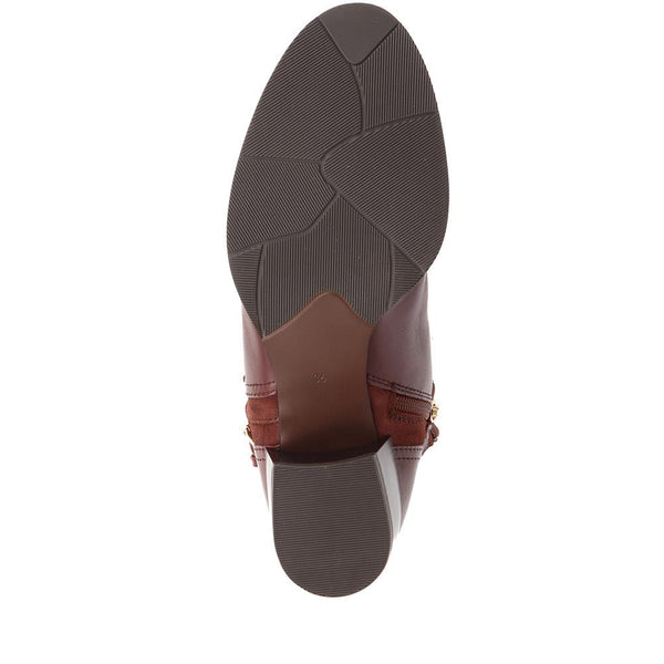 Jones Bootmaker Women's Sarina Heeled Ankle Boots - Brown