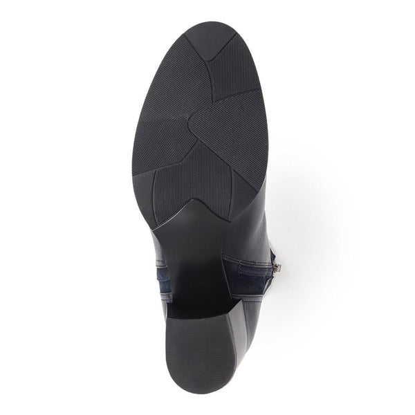 Jones Bootmaker Women's Sarina Heeled Ankle Boots - Navy