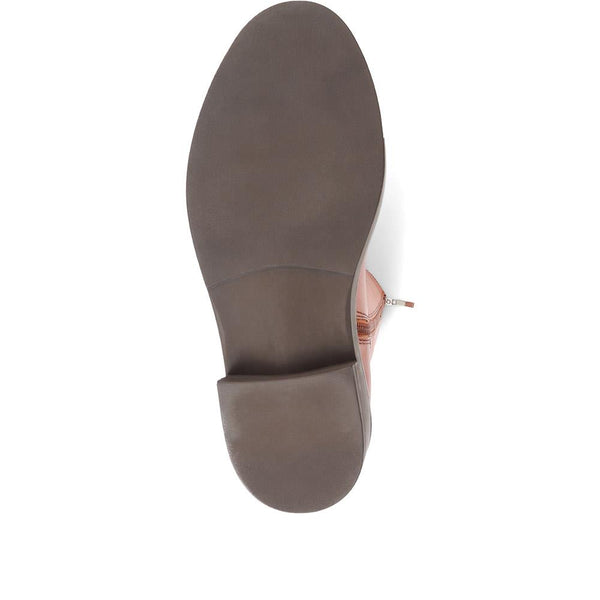 Jones Bootmaker Women's Sebastiana Leather Knee High Boots - Tan