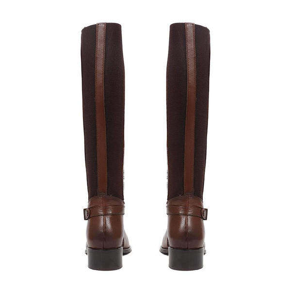 Jones Bootmaker Women's Serina Leather Calf Boots - Tan