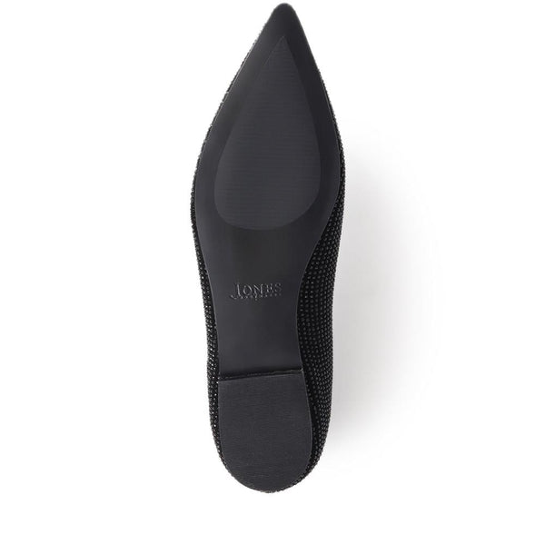 Jones Bootmaker Women's Sesame Embellished Pumps - Black