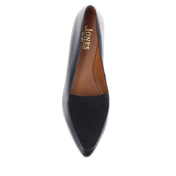 Jones Bootmaker Women's Sicily Leather Slip-On Shoes - Black