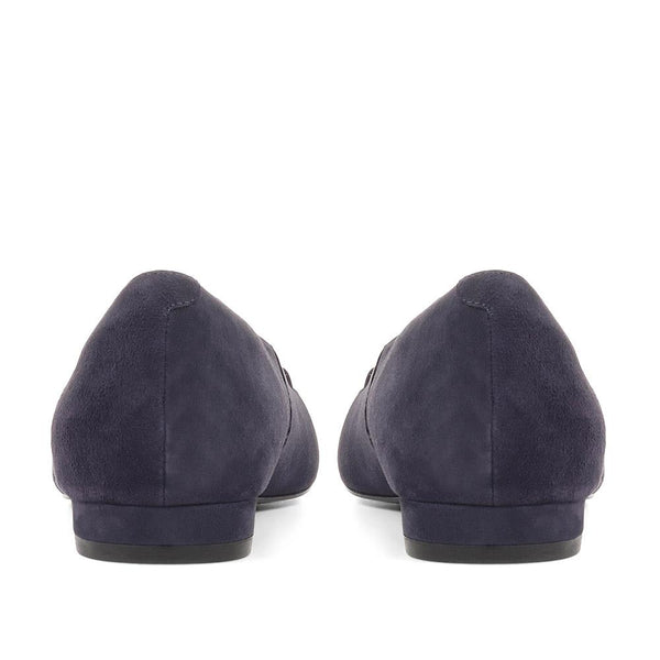 Jones Bootmaker Women's Sienne Leather Snaffle Loafers - Navy