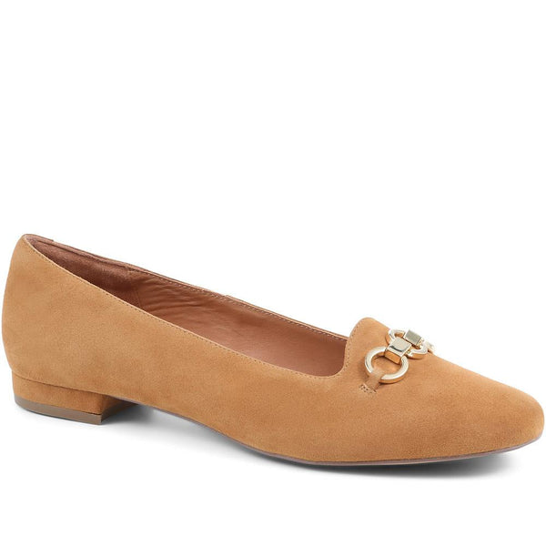 jones bootmaker Women's Sienne Leather Snaffle Loafers - Tan