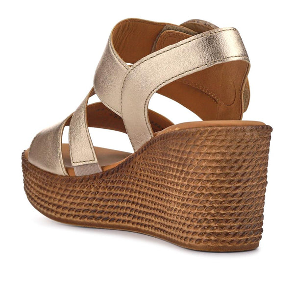 Jones Bootmaker Women's Smart Leather Espadrilles - Metallic