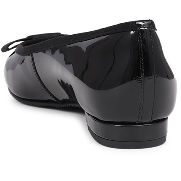 Jones Bootmaker Women's Soleil Wide Leather Ballet Pumps - Black