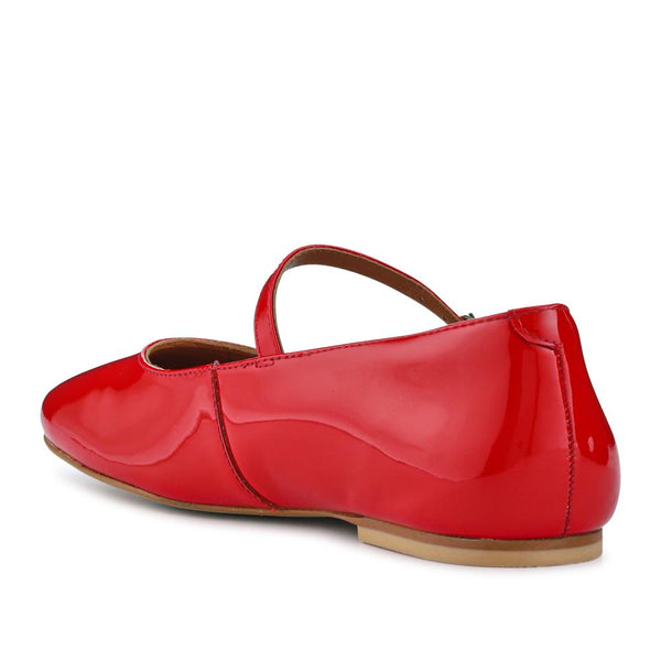 Jones Bootmaker Women's Sonnet Mary Janes - Red Patent