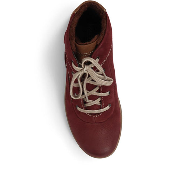 Jones Bootmaker Women's Steffi 53 Water Resistant Ankle Boots - Bordeaux