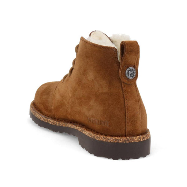 Jones Bootmaker Women's Suede Lace-Up Ankle Boots - Tan Suede