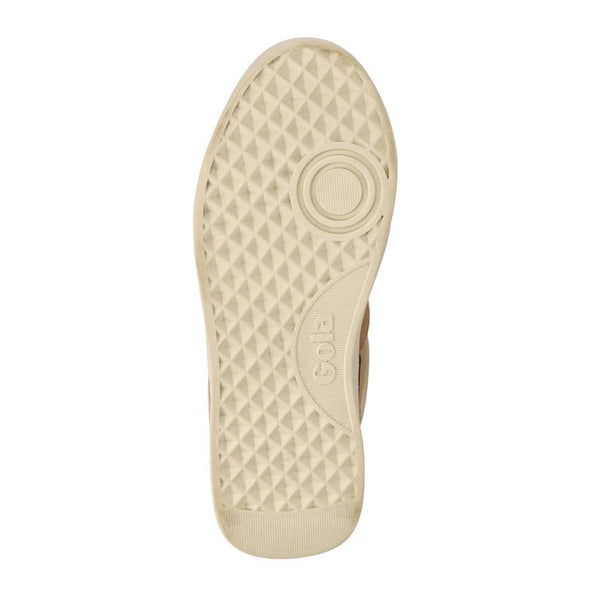 Jones Bootmaker Women's Superslam Blaze Leather Trainers - Gold