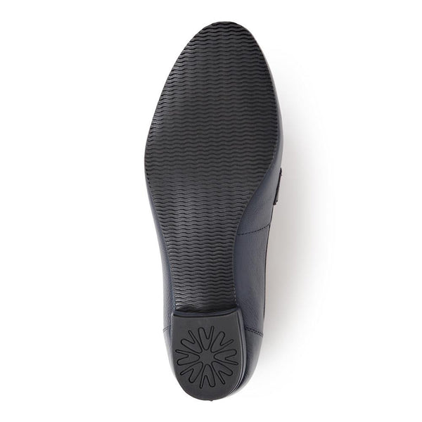 Jones Bootmaker Women's Synara Leather Loafers - Navy