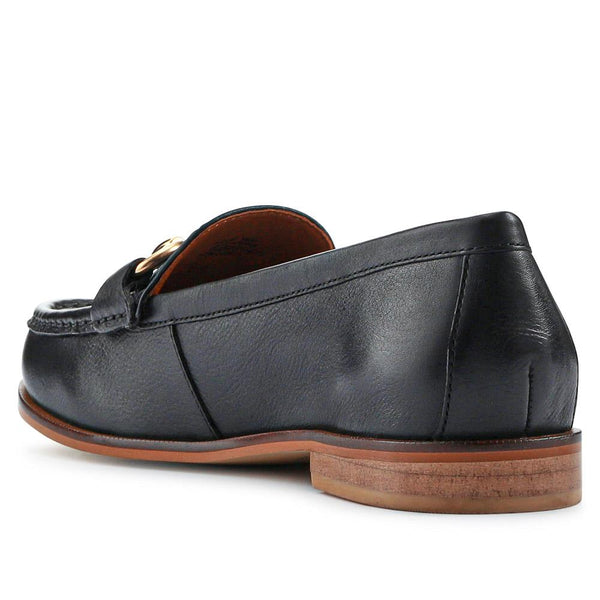 Jones Bootmaker Women's Tadley Leather Loafers - Black