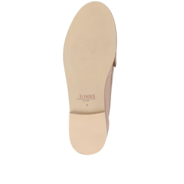 Jones Bootmaker Women's Tadley Leather Loafers - Camel
