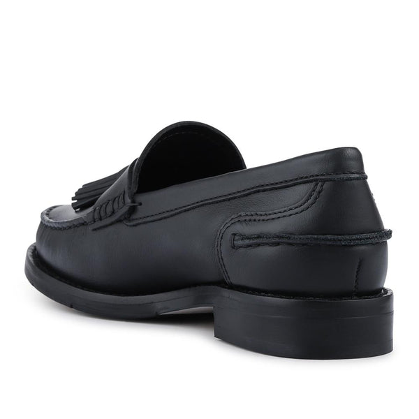 Jones Bootmaker Women's Tiffany Smart Leather Moccasins - Black