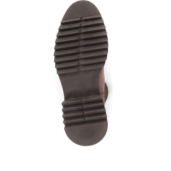 Jones Bootmaker Women's Trieste Chunky Leather Chelsea Boots - Brown