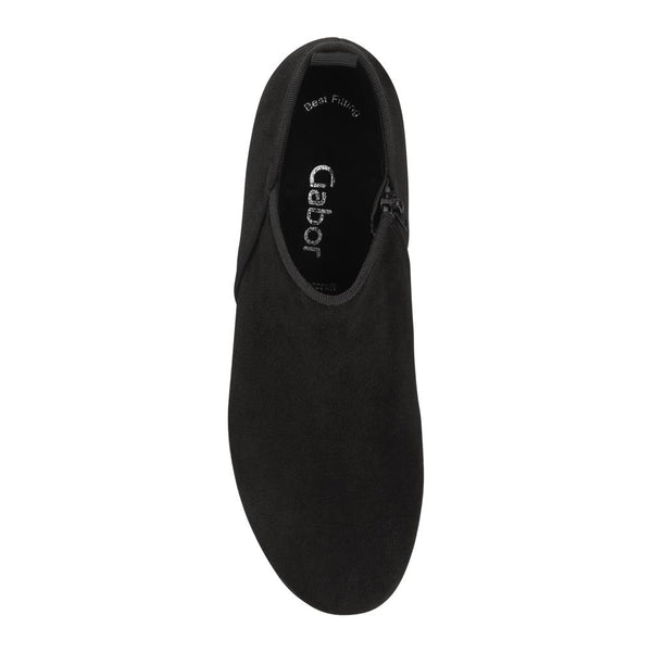 Jones Bootmaker Women's Trudy Wide Fit Leather Ankle Boots - Black Suede