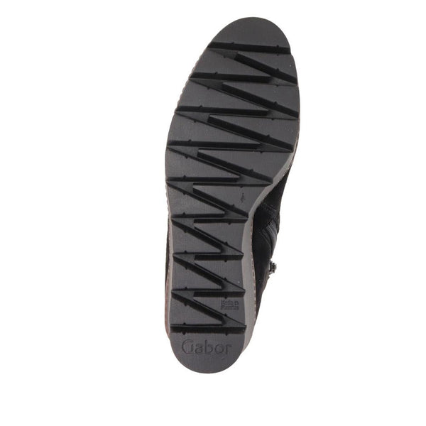 Jones Bootmaker Women's Ulrika Wedge Ankle Boots - Black Suede