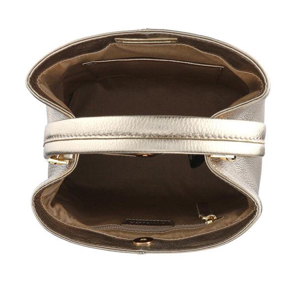 Jones Bootmaker Women's Verna Leather Shoulder Bag - Gold Metallic