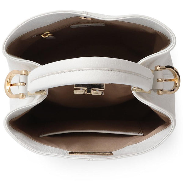 Jones Bootmaker Women's Verna Leather Shoulder Bag - White