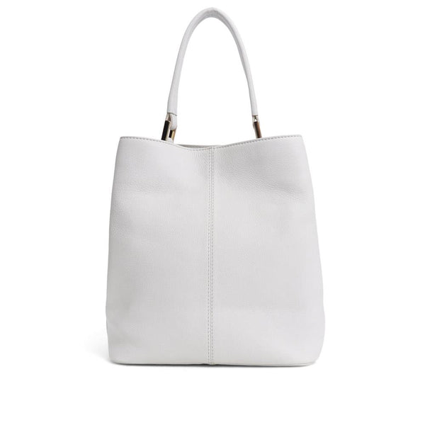 Jones Bootmaker Women's Verna Leather Shoulder Bag - White