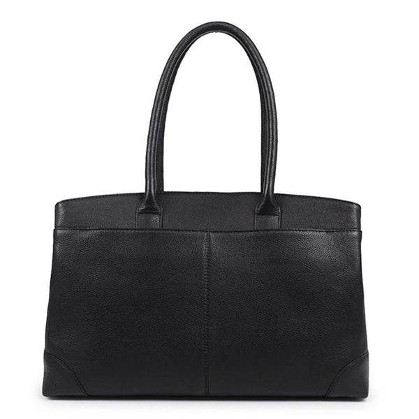 Jones Bootmaker Women's Vinetta Leather Shoulder Bag - Black