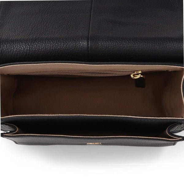 Jones Bootmaker Women's Vitoria Leather Crossbody Bag - Black