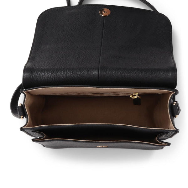 Jones Bootmaker Women's Vitoria Leather Crossbody Bag - Black