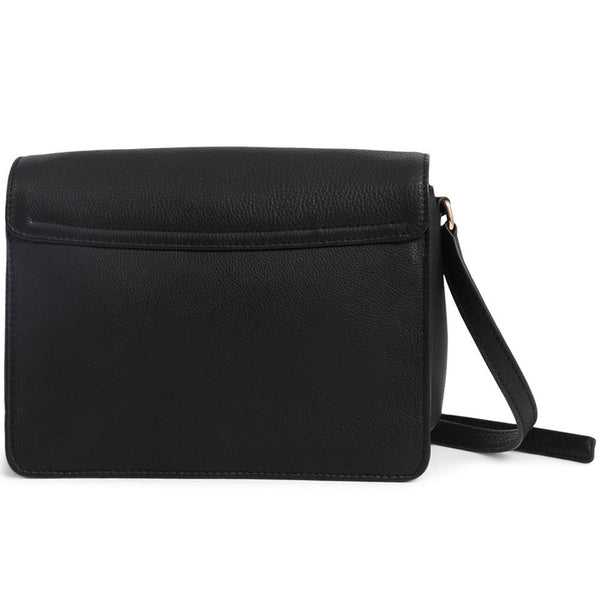 jones bootmaker Women's Vitoria Leather Crossbody Bag - Black