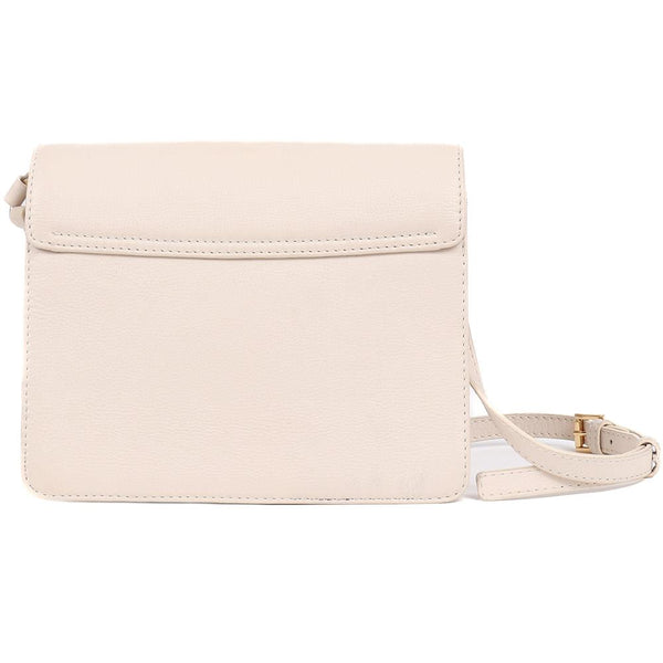 jones bootmaker Women's Vitoria Leather Crossbody Bag - Off White