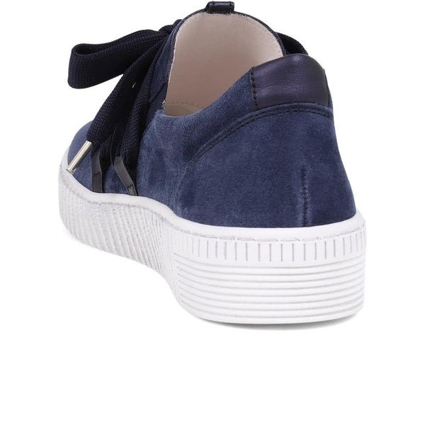 Jones Bootmaker Women's Waltz Gabor Lace-Up Trainers - Navy