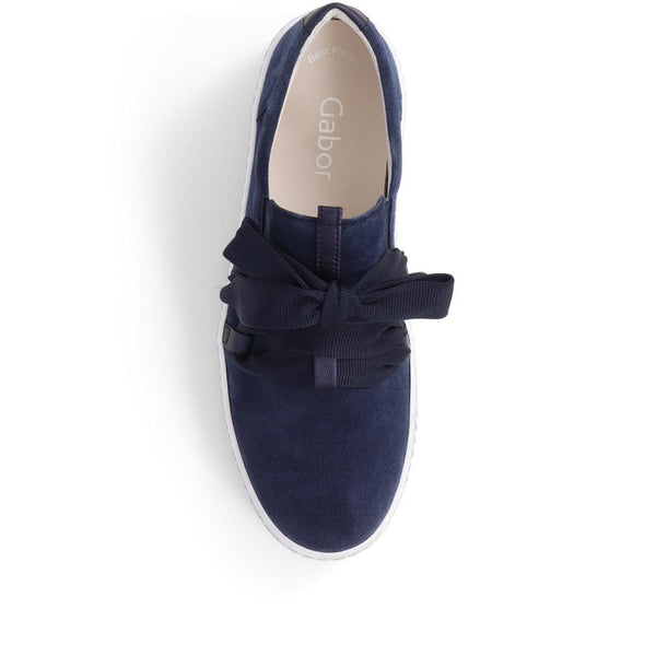 Jones Bootmaker Women's Waltz Gabor Lace-Up Trainers - Navy
