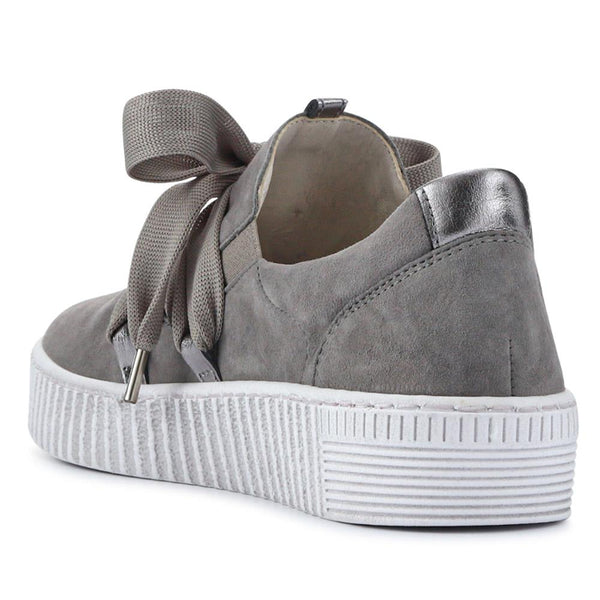 Jones Bootmaker Women's Waltz Gabor Lace-Up Trainers - Silver