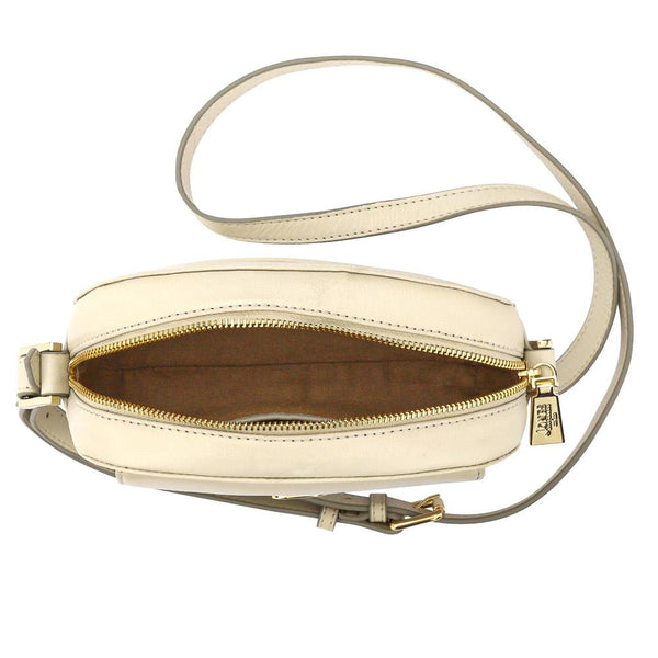 Jones Bootmaker Women's Waterbury Leather Shoulder Bag - Cream