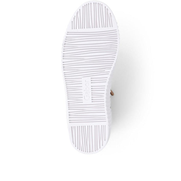 Jones Bootmaker Women's Wemo Gabor Lace-Up Leather Trainers - White Multi