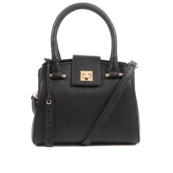 Jones Bootmaker Women's Whimsy Leather Top Handle Bag - Black