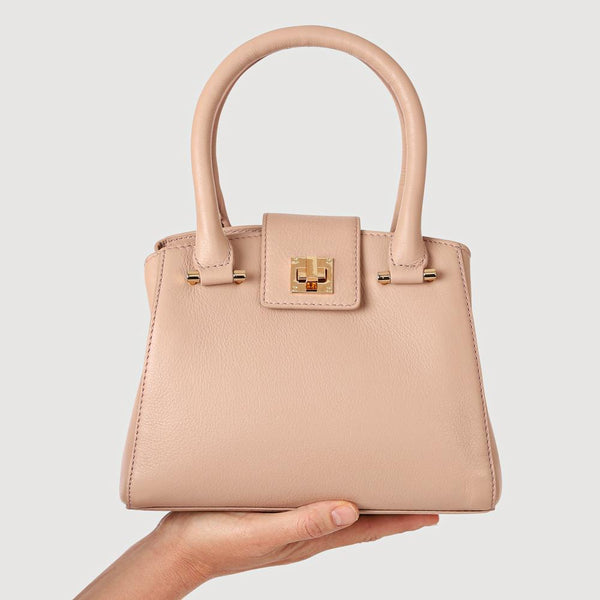 Jones Bootmaker Women's Whimsy Leather Top Handle Bag - Blush