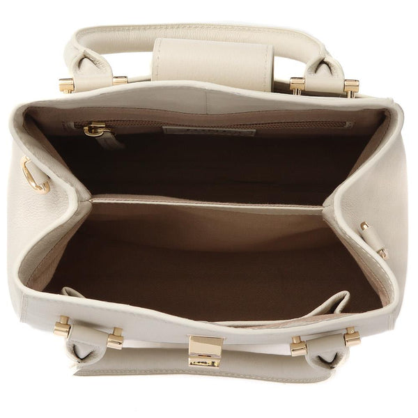 Jones Bootmaker Women's Whimsy Leather Top Handle Bag - Cream