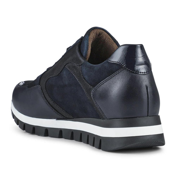 Jones Bootmaker Women's Willett Gabor Leather Trainers - Navy