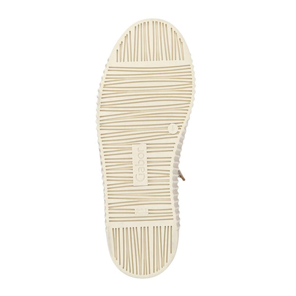 Jones Bootmaker Women's Wisdom Dual Zip Flatform Trainers - Metallic Beige