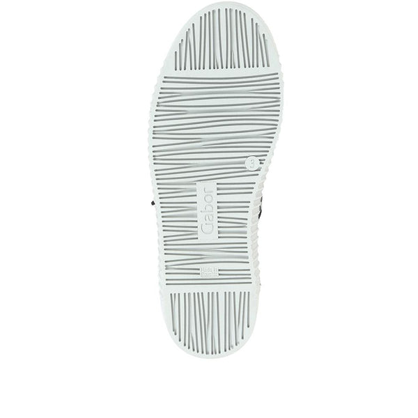 Jones Bootmaker Women's Wisdom Dual Zip Flatform Trainers - Navy Suede