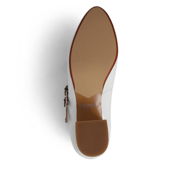 Jones Bootmaker Women's Xanthi Heeled Mary Janes - Off White Patent