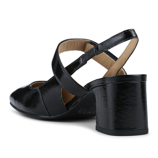 Jones Bootmaker Women's Xeneva Leather Mary Janes - Black