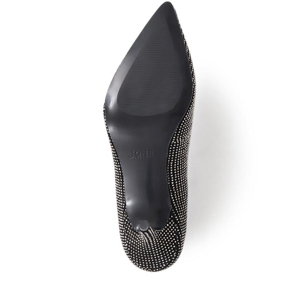 Jones Bootmaker Women's Yanna Embellished Court Shoes - Pewter