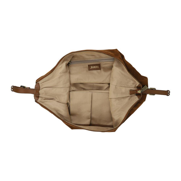 Jones Bootmaker Women's Ysabelle Leather Slouch Bag - Tan