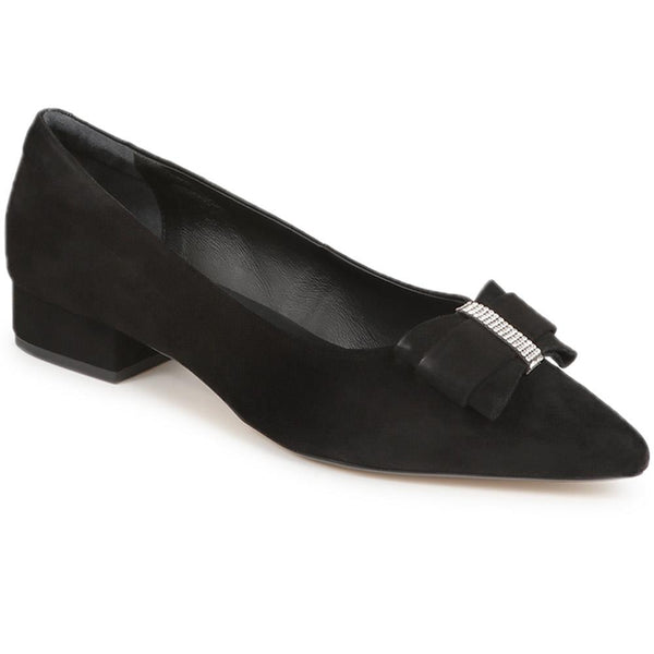 jones bootmaker Women's Zanzibar Pointed-Toe Flats - Black