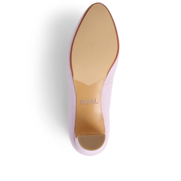 Jones Bootmaker Women's Zoey Leather Court Shoes - Lilac