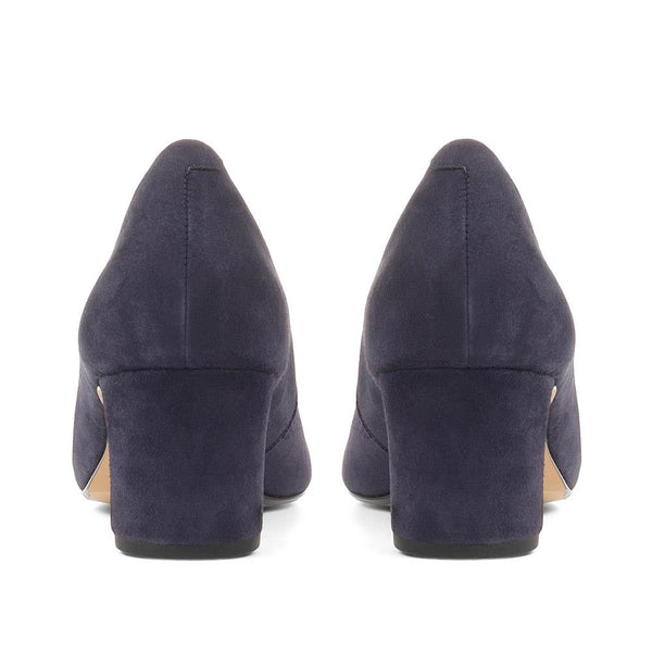 Jones Bootmaker Women's Zoey Leather Court Shoes - Navy